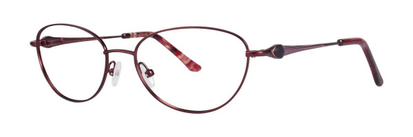 Dana Buchman Jezelle Eyeglasses, Burgundy