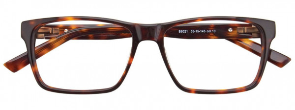 BMW Eyewear B6021 Eyeglasses, 010 - Demi Amber