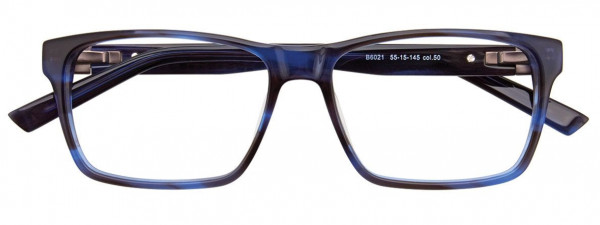 BMW Eyewear B6021 Eyeglasses, 050 - Blue Marbled