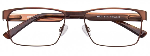 BMW Eyewear B6024 Eyeglasses, 010 - Satin Brown