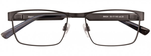BMW Eyewear B6024 Eyeglasses, 020 - Satin Gunmetal