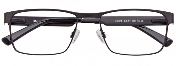 BMW Eyewear B6024 Eyeglasses, 090 - Satin Black