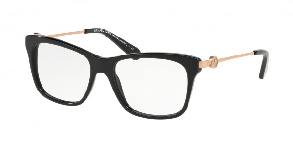 Michael Kors MK8022F ABELA IV Eyeglasses, 3005 BLACK ACETATE