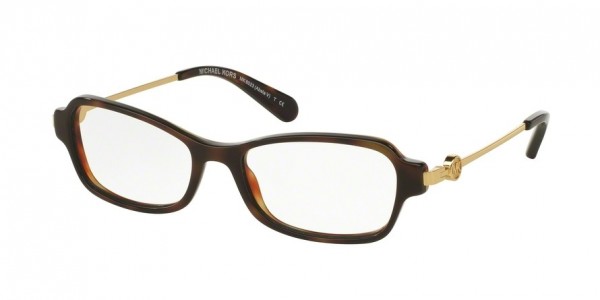 Michael Kors MK8023F ABELA V Eyeglasses, 3135 DK TORTOISE/ BLACK