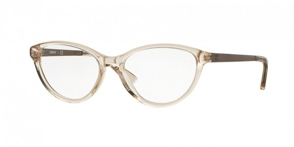 DKNY DY4671 Eyeglasses, 3697 BEIGE CRYSTAL/SATIN TOBACCO (LIGHT BROWN)