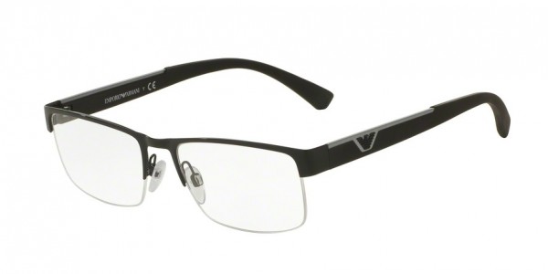 Emporio Armani EA1047 Eyeglasses, 3014 BLACK (BLACK)