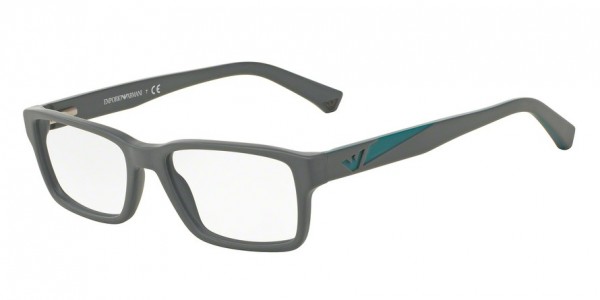 Emporio Armani EA3087 Eyeglasses, 5502 MATTE GREY (GREY)