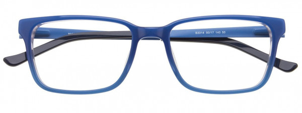 MDX S3314 Eyeglasses, 050 - Blue & Light Blue & Crystal