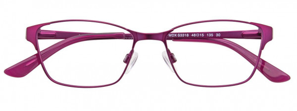 MDX S3318 Eyeglasses, 030 - Satin Dark & Light Pink