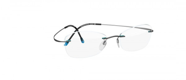 Silhouette TMA Pulse 4533 Eyeglasses, 6059 Blue Curacao / Grey
