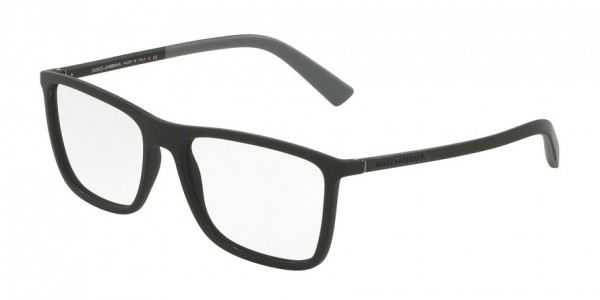 Dolce & Gabbana DG5021 Eyeglasses, 2616 BLACK RUBBER