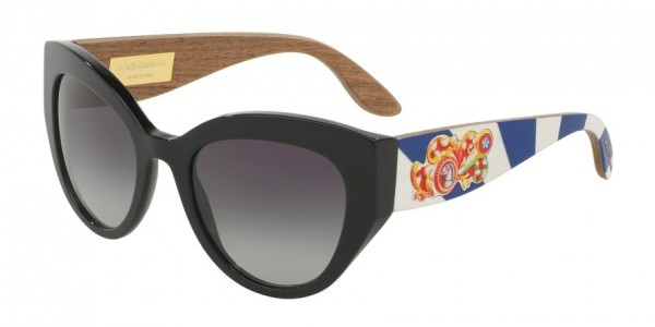 Dolce & Gabbana DG4278 Sunglasses, 501/8G BLACK