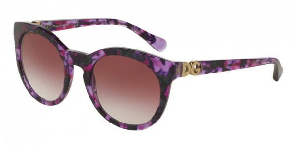 Dolce & Gabbana DG4279F Sunglasses, 29128H VIOLET MARBLE