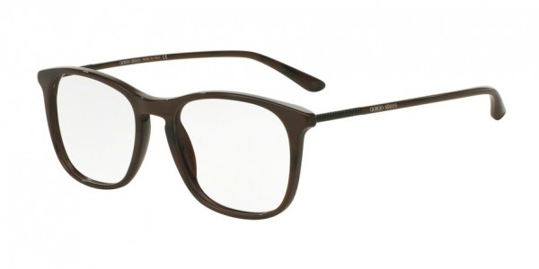 Giorgio Armani AR7103F Eyeglasses, 5498 STRIPED BROWN (BROWN)