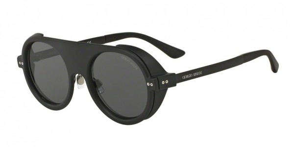 Giorgio Armani AR6034Z Sunglasses, 300187 MATTE BLACK (BLACK)
