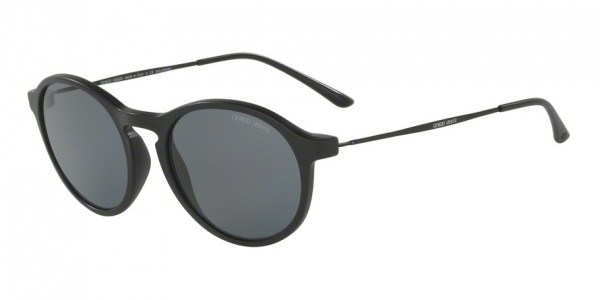 Giorgio Armani AR8073 Sunglasses, 504281 MATTE BLACK (BLACK)