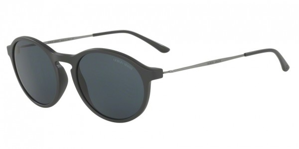 Giorgio Armani AR8073 Sunglasses, 506087 MATTE GREY (GREY)