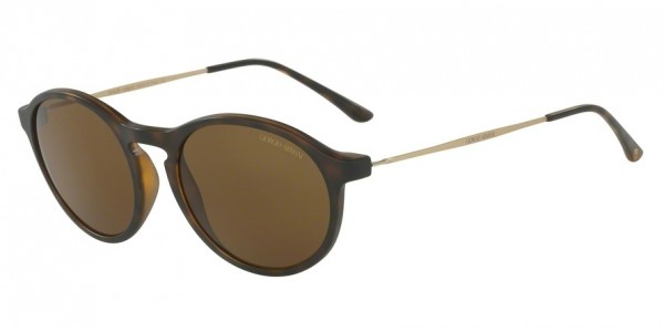 Giorgio Armani AR8073 Sunglasses, 508973 MATTE HAVANA (HAVANA)