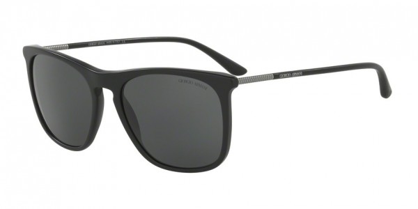 Giorgio Armani AR8076 Sunglasses, 504287 MATTE BLACK (BLACK)
