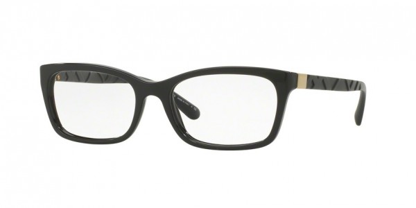 Burberry BE2220F Eyeglasses, 3001 BLACK (BLACK)