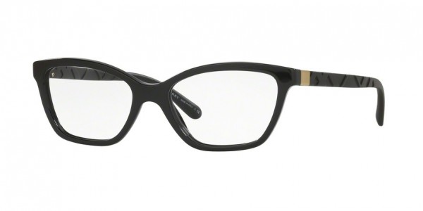 Burberry BE2221 Eyeglasses, 3001 BLACK (BLACK)
