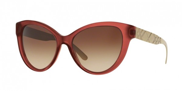 Burberry BE4220F Sunglasses, 357613 MATTE RED (RED)