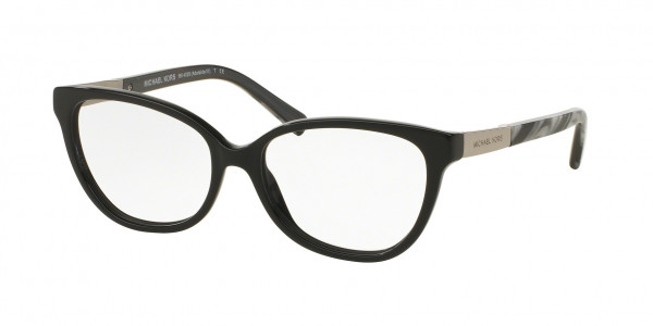 Michael Kors MK4029F ADELAIDE III Eyeglasses, 3120 BLACK METALLIC BLACK MARBLE