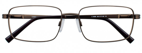 Cargo C5038 Eyeglasses, 010 - Satin Golden Brown
