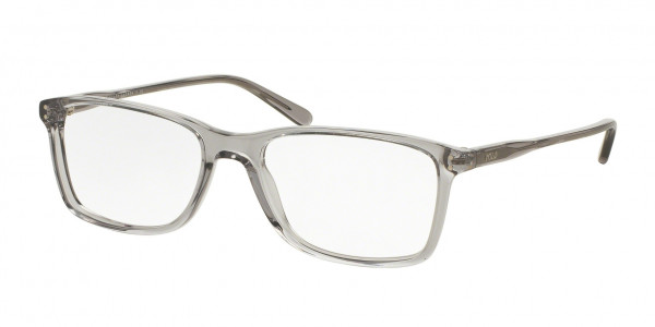 Polo PH2155 Eyeglasses, 5413 SEMI-SHINY TRANSPARENT GREY (GREY)