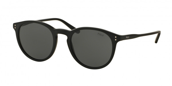 Polo PH4110 Sunglasses, 528487 MATTE BLACK GREY (BLACK)