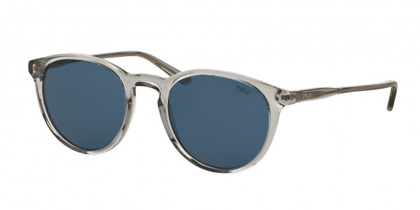 Polo PH4110 Sunglasses, 541380 SHINY SEMI-TRANSPARENT GREY DA (GREY)