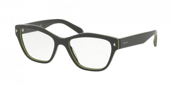 Prada PR 27SVF Eyeglasses, UR01O1 GREY/YELLOW/GREY (GREY)