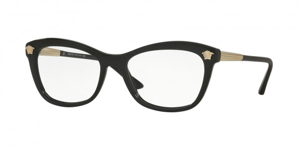 Versace VE3224 Eyeglasses, GB1 BLACK