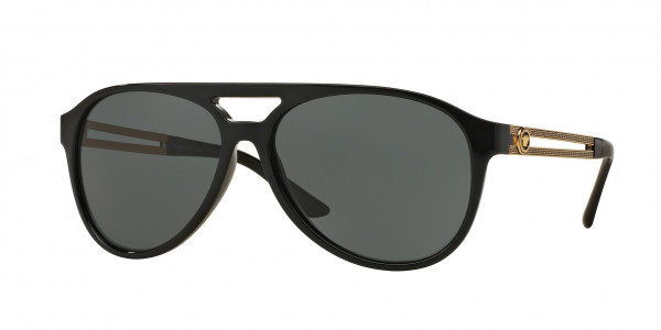 Versace VE4312 Sunglasses, GB1/71 BLACK (BLACK)