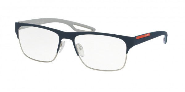 Prada Linea Rossa PS 52GV Eyeglasses, UR51O1 BLUE/STEEL RUBBER (BLUE)
