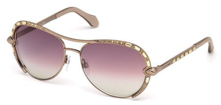 Roberto Cavalli SULAPHAT Sunglasses, 34Z - Shiny Light Bronze / Gradient