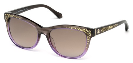 Roberto Cavalli TSZE Sunglasses, 50F - Dark Brown/other / Gradient Brown