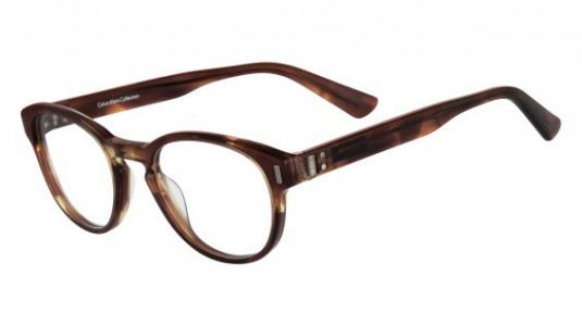 Calvin Klein CK8521 Eyeglasses, (205) BROWN HORN