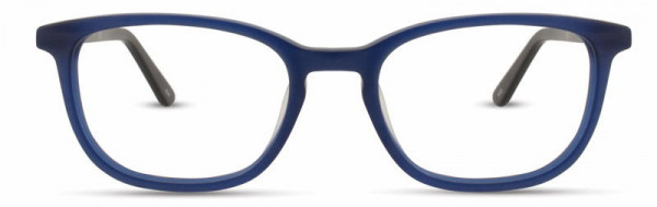 Adin Thomas AT-332 Eyeglasses, 3 - Matte Blue / Matte Black