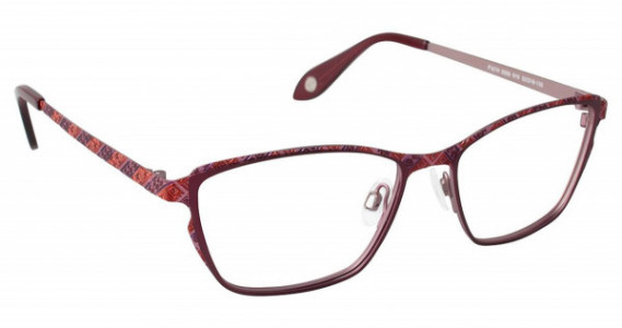 Fysh UK FYSH 3550 Eyeglasses, (616) BURGUNDY