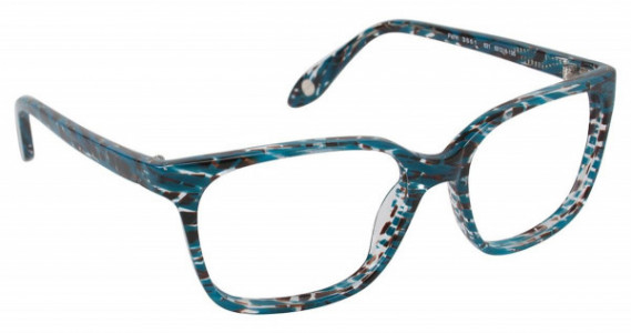Fysh UK FYSH 3551 Eyeglasses, (621) TEAL MARBLE