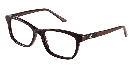 Ann Taylor ATP804 Eyeglasses, C01 BLACK/BROWN