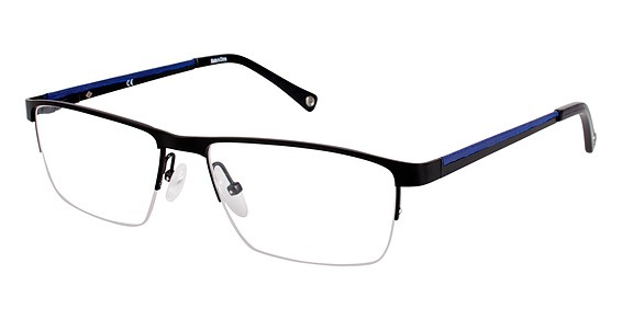 Sperry Top-Sider Finn Eyeglasses, C01 MATTE BLACK/NVY