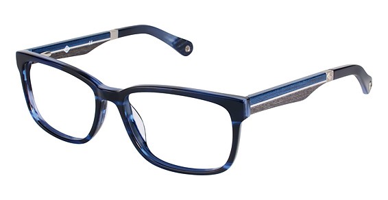 Sperry Top-Sider Sawyer Eyeglasses, C03 NAVY HORN