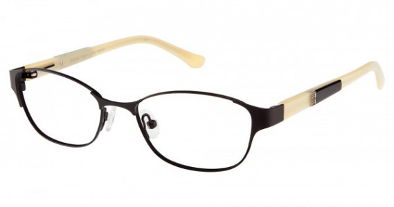 Ann Taylor ATP702 Eyeglasses, C01 BLACK/CREAM
