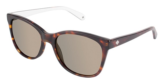 Sperry Top-Sider Sagharbor Sunglasses, C02 TORTOISE/WHITE (BRONZE FLASH)