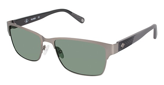 Sperry Top-Sider Duxbury Sunglasses, C01 GUNMETAL/BLACK (G-15)
