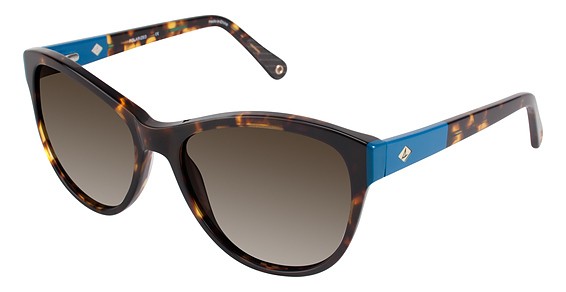 Sperry Top-Sider Ocean Side Sunglasses, C02 TORTOISE/BLUE (Dark Brown Gradient)