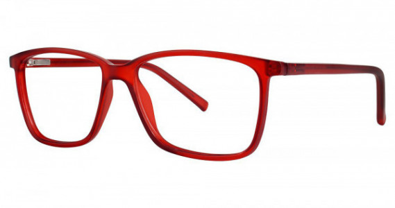 Modern Optical FLUID Eyeglasses, Red Matte