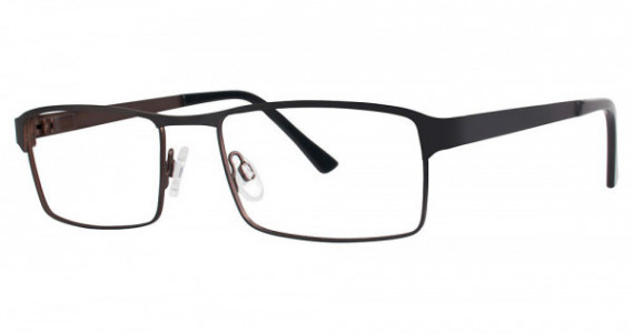 Modz MX934 Eyeglasses, Matte Black/Brown
